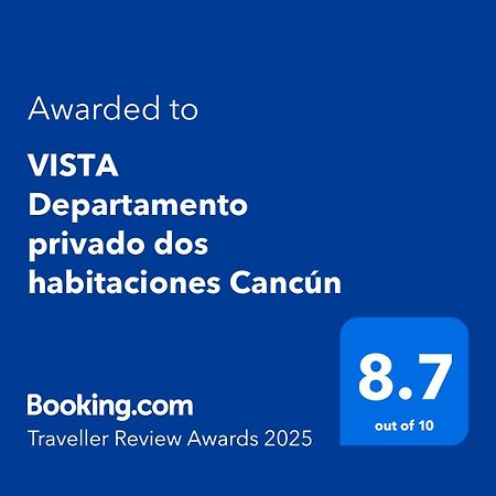 Vista Departamento Privado Dos Habitaciones Cancún Eksteriør bilde